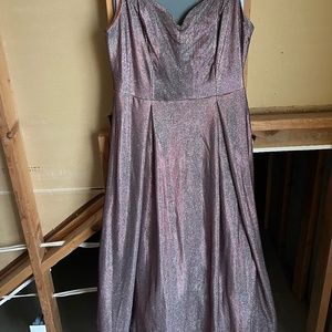 Sparkly Pink Prom Dress